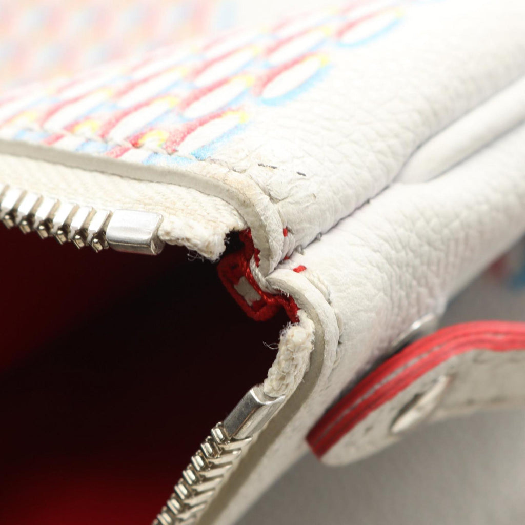 Louis Vuitton Multi-Color White Leather Shoulder Bag
