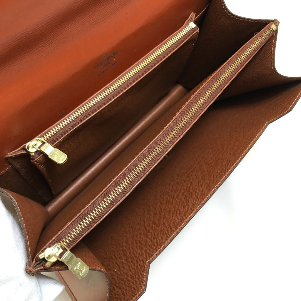 Louis Vuitton Brown Leather Handbag