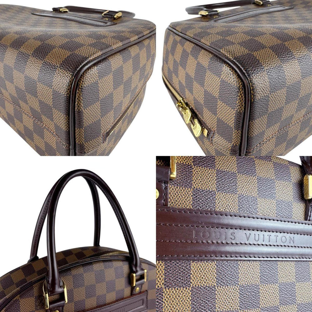 Louis Vuitton Damier Ebene Damier Canvas Handbag