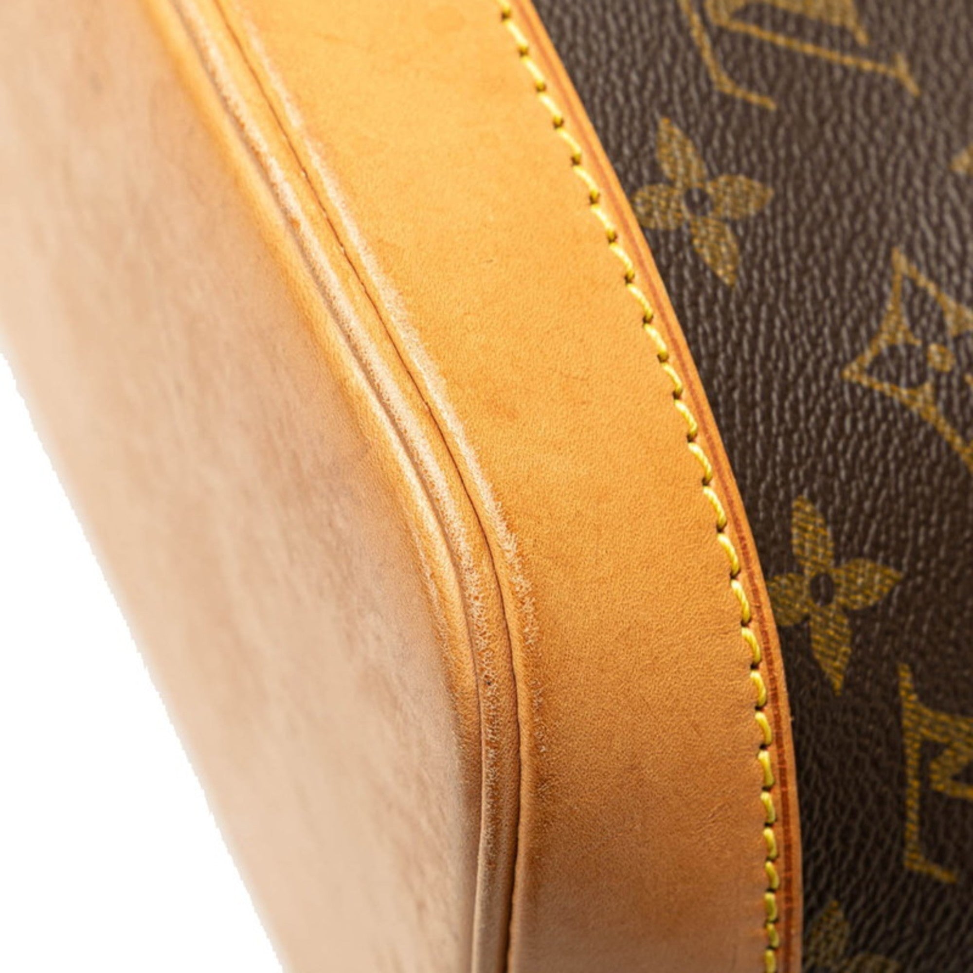 Louis Vuitton Brown Pvc Leather Handbag Shoulder Bag