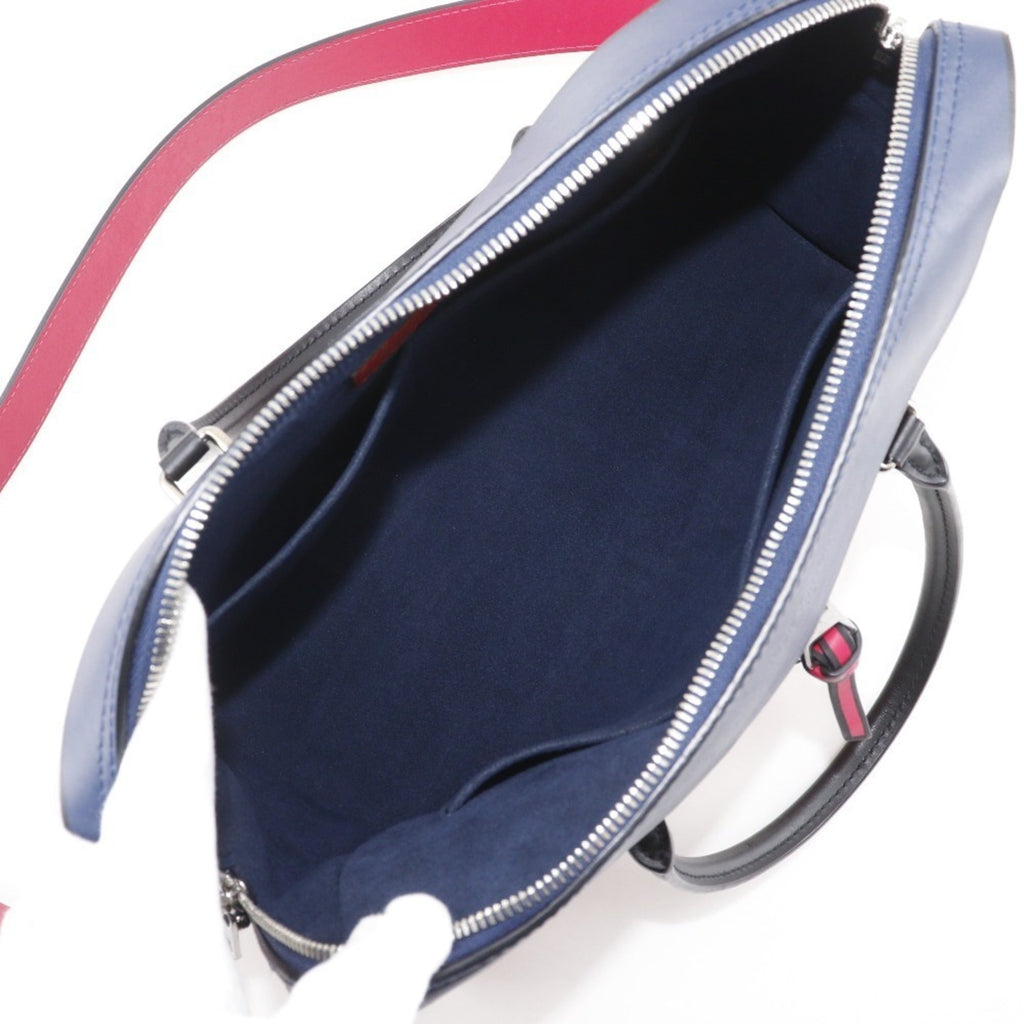 Louis Vuitton Navy Red Color Epi Leather Handbag Tote Bag