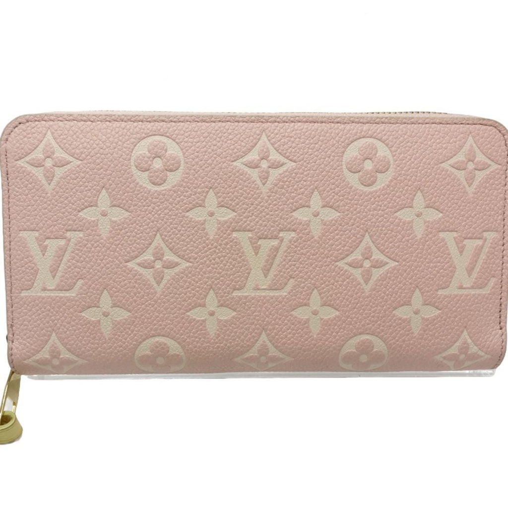 Louis Vuitton Beige Pink Yellow Monogram Empreinte Long Wallet