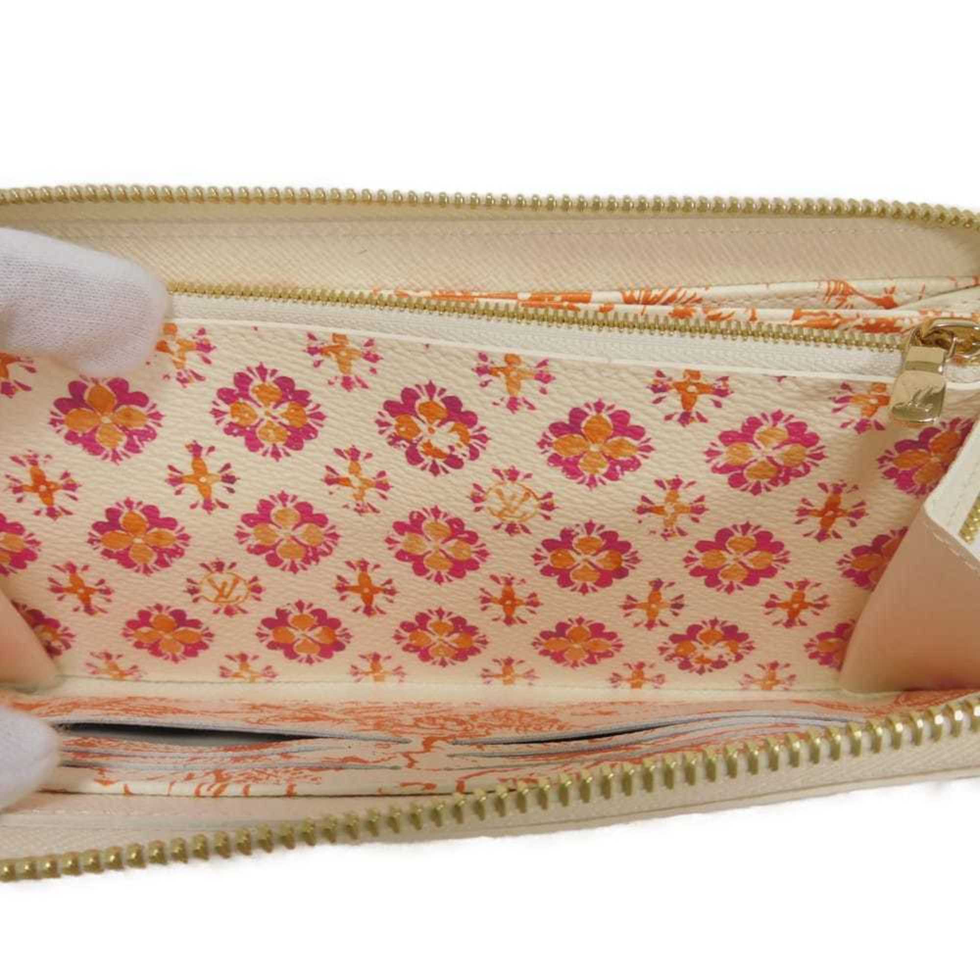 Louis Vuitton Coral Color Monogram Pink White Monogram Long Wallet