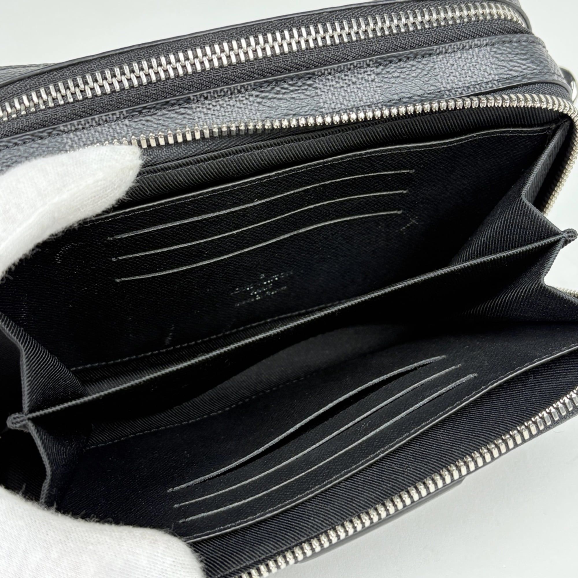 Louis Vuitton Black Noir Damier Graphite Shoulder Bag