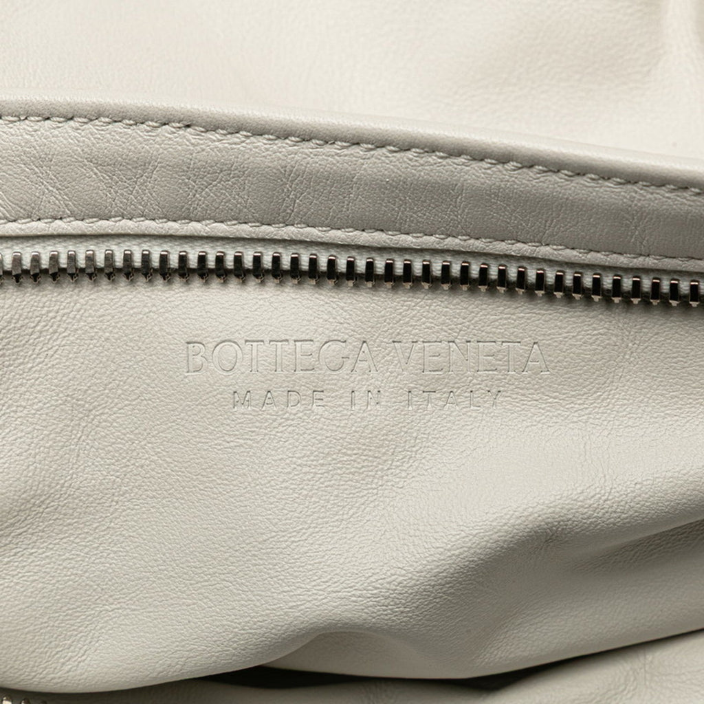 Bottega Veneta White Leather Handbag