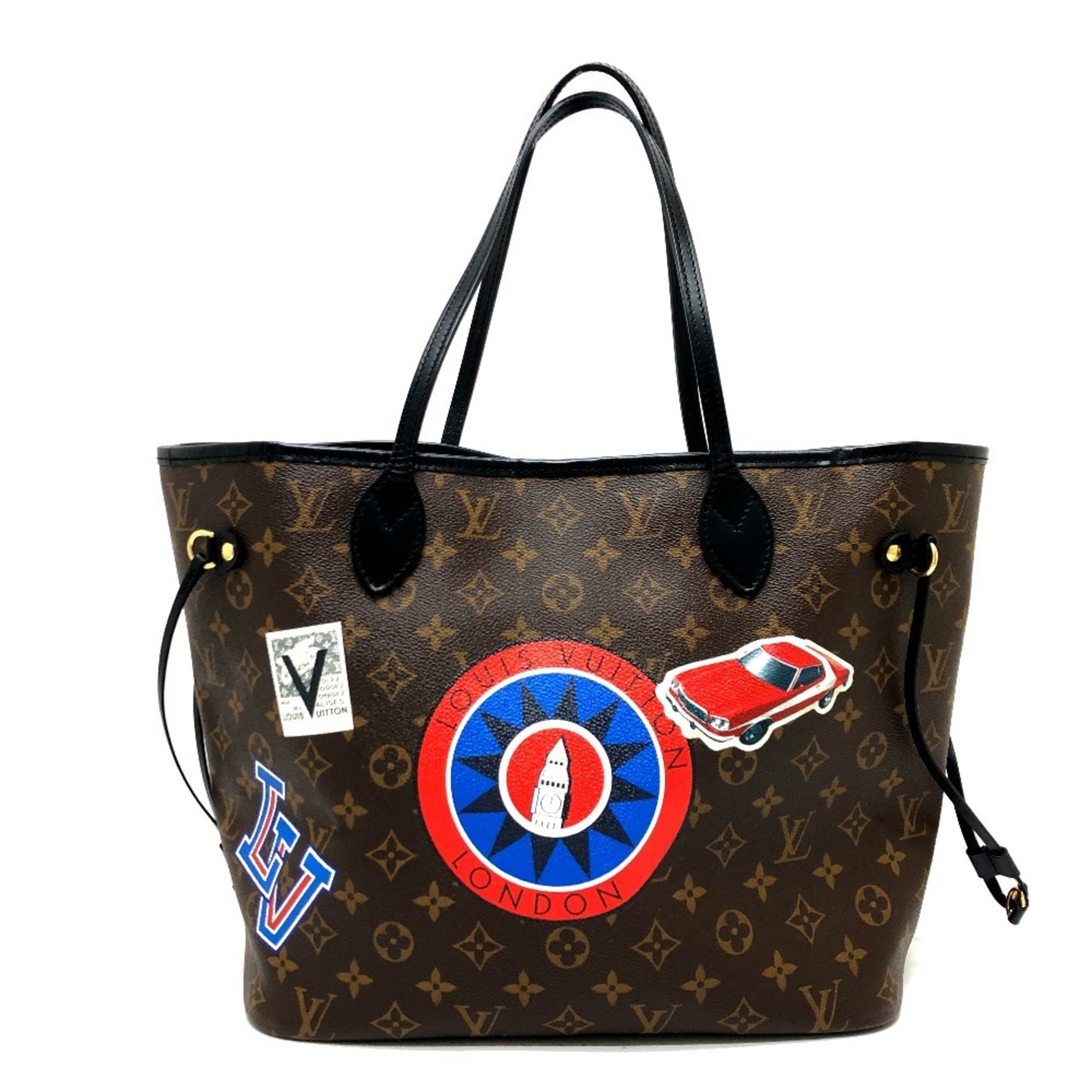 Louis Vuitton Brown Monogram Canvas Pouch Tote Bag