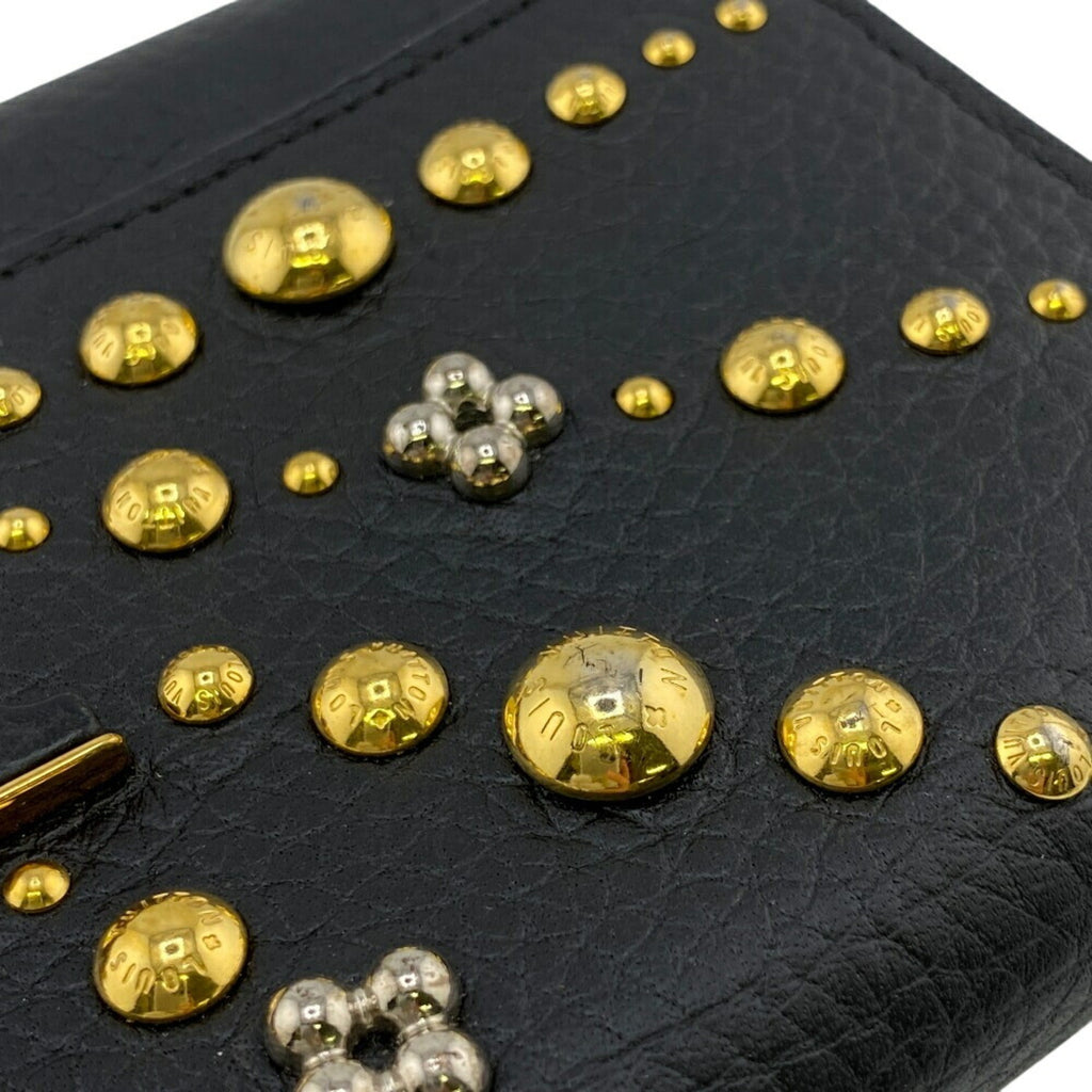 Louis Vuitton Black Leather Long Wallet