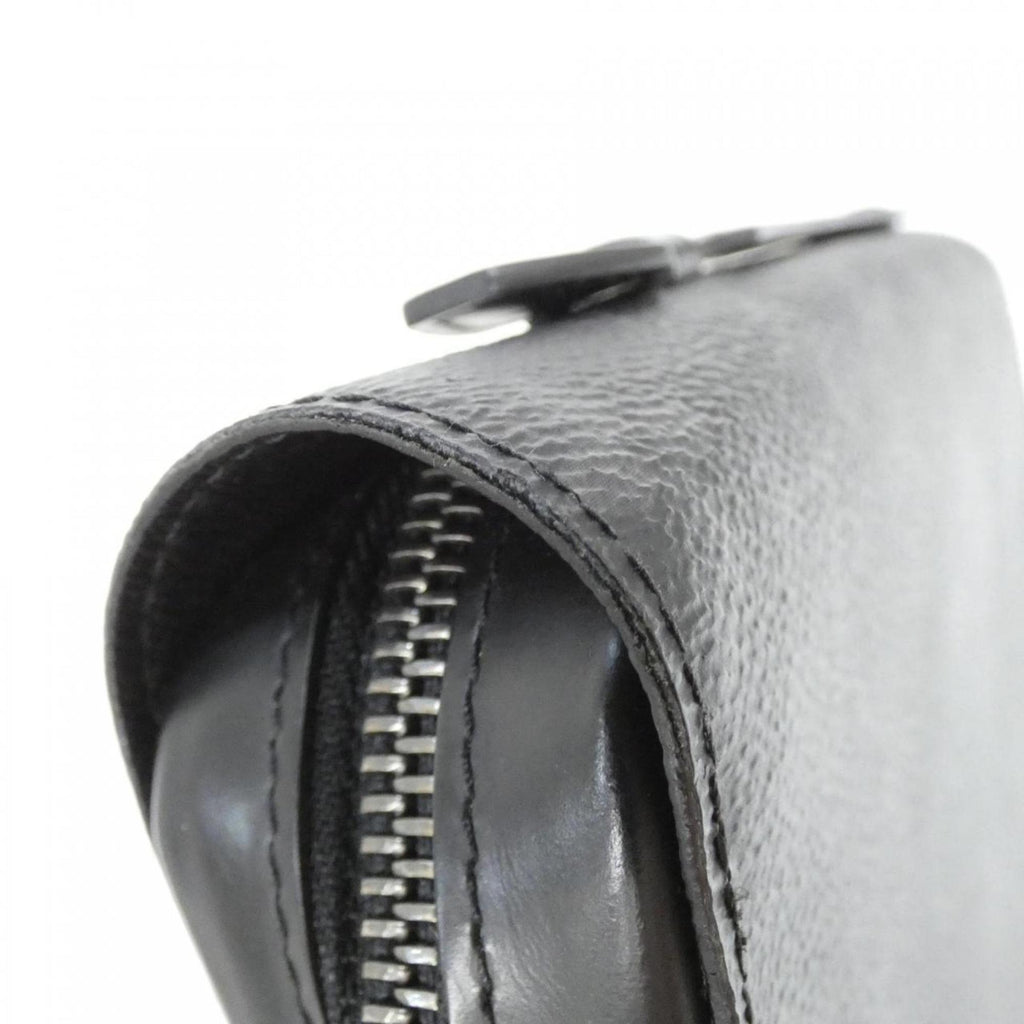 Louis Vuitton Black Coated Canvas Long Wallet