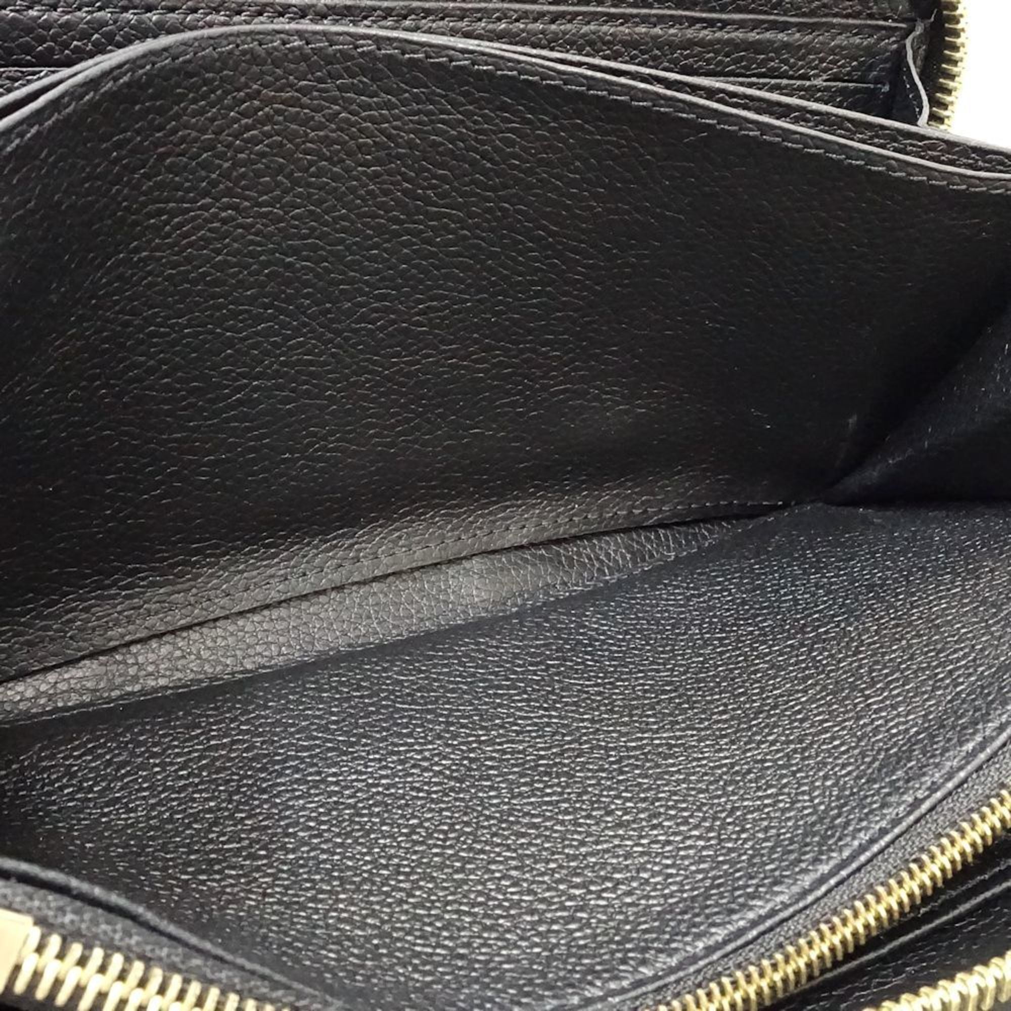 Louis Vuitton Beige Black Monogram Long Wallet
