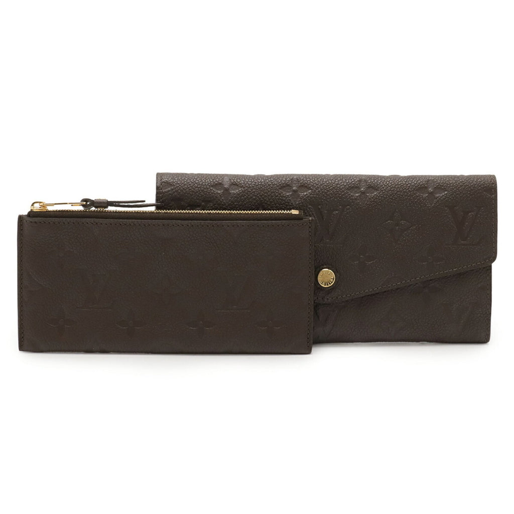 Louis Vuitton Monogram Empreinte Earth Monogram Empreinte Long Wallet