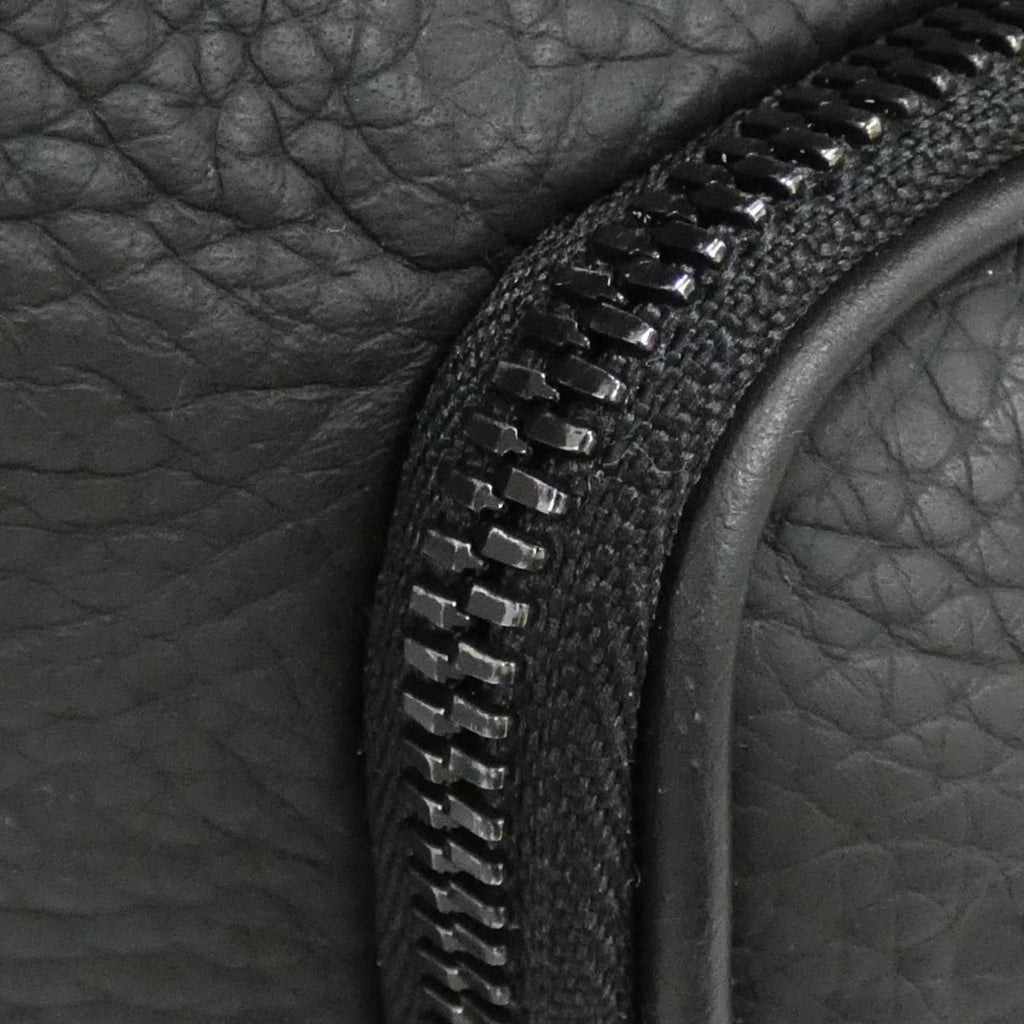 Louis Vuitton Black Leather Backpack