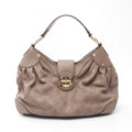 Louis Vuitton Brown Mahina Leather Shoulder Bag