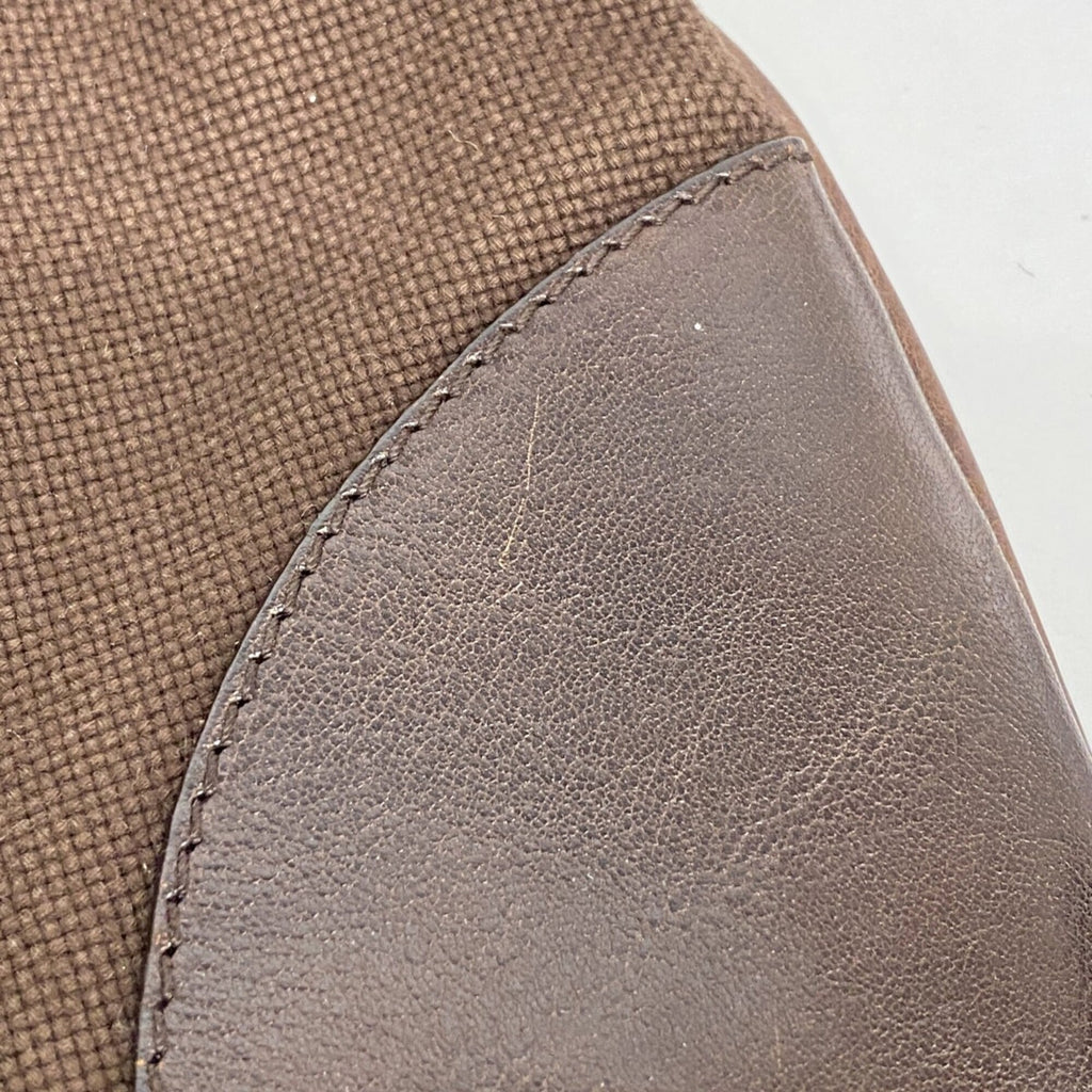 Gucci Brown Canvas Shoulder Bag (Pre-Owned)