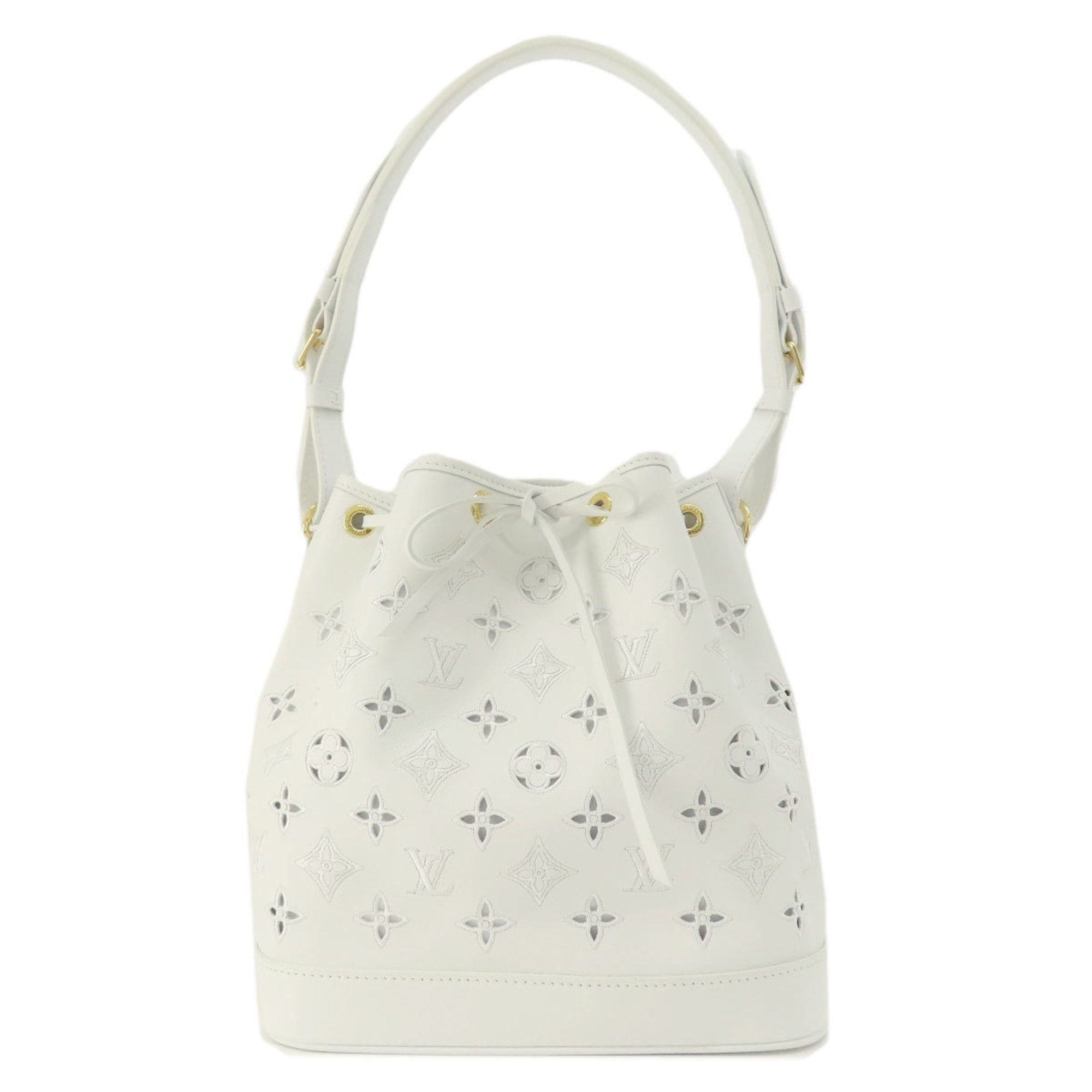 Louis Vuitton White Leather Shoulder Bag