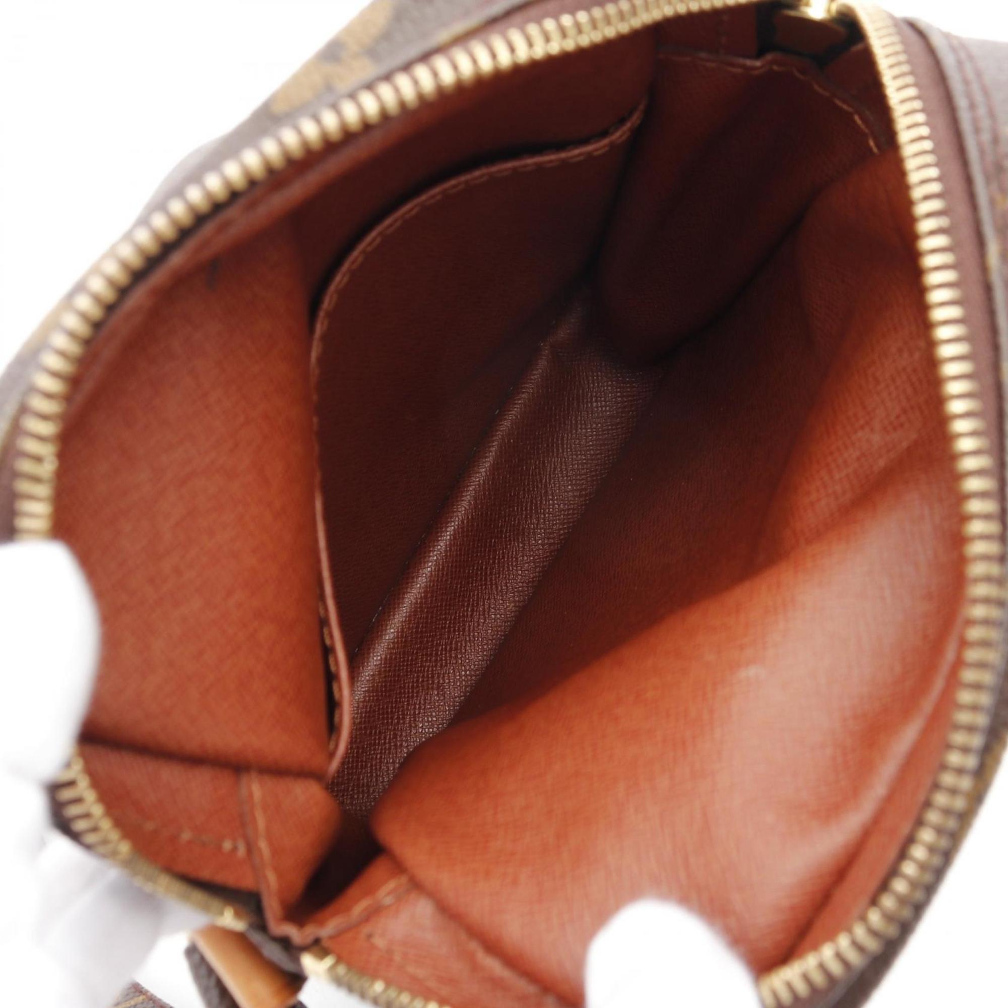 Louis Vuitton Brown Monogram Coated Canvas Leather Pvc Shoulder Bag