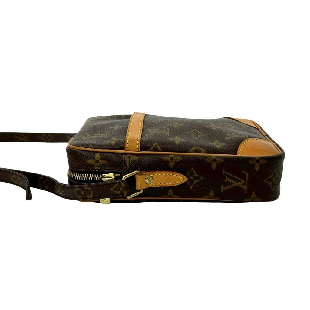 Louis Vuitton Brown Leather Pvc Pochette Shoulder Bag