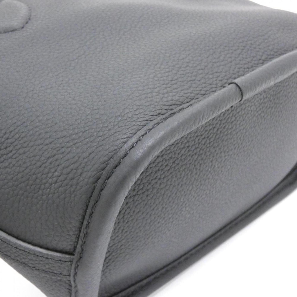 Louis Vuitton Black Marron Coated Canvas Leather Handbag