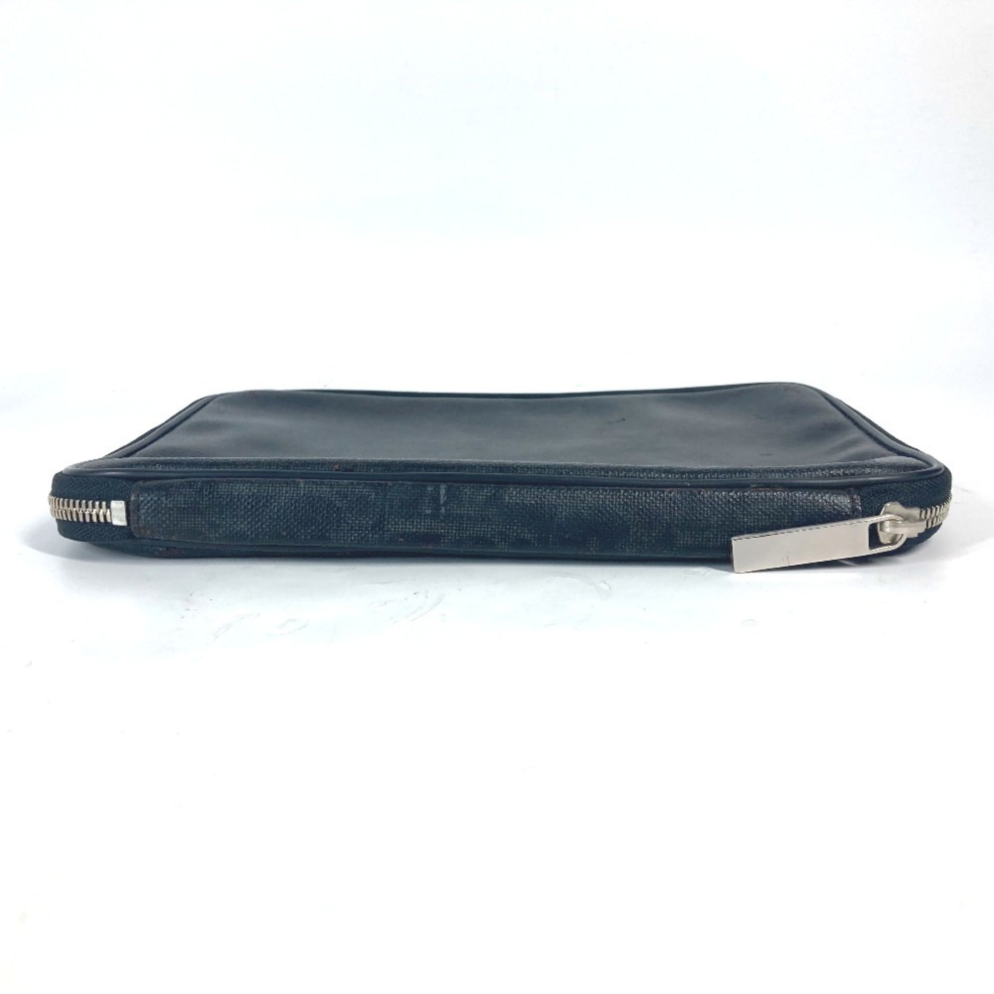 Christian Dior Black Pvc Clutch Bag Pouch (Pre-Owned)