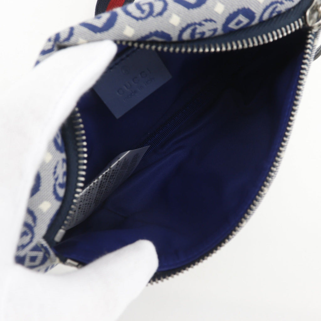 Gucci Navy Canvas Fanny Pack (Pre-Owned)