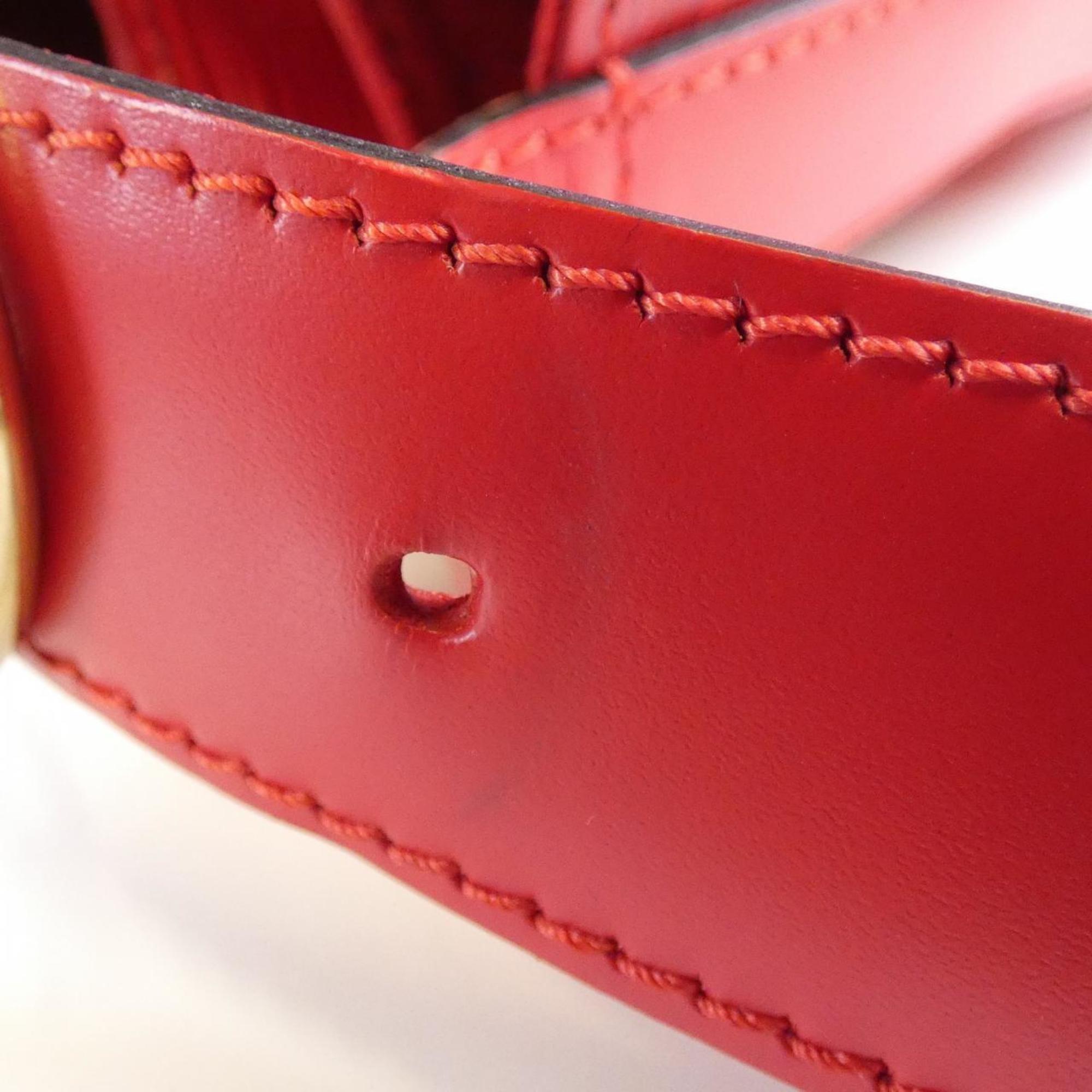 Louis Vuitton Red Color Leather Shoulder Bag