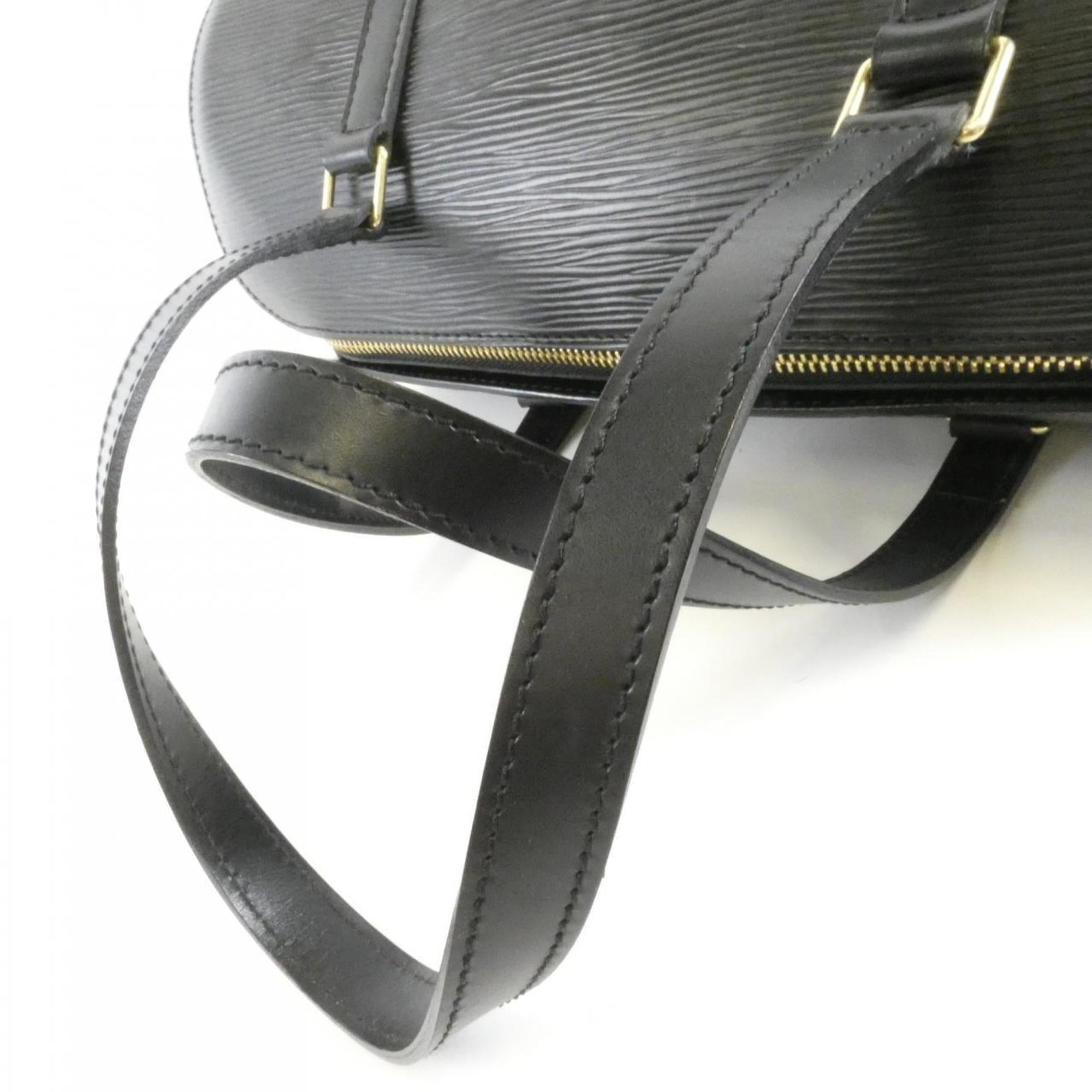 Louis Vuitton Black Leather Handbag