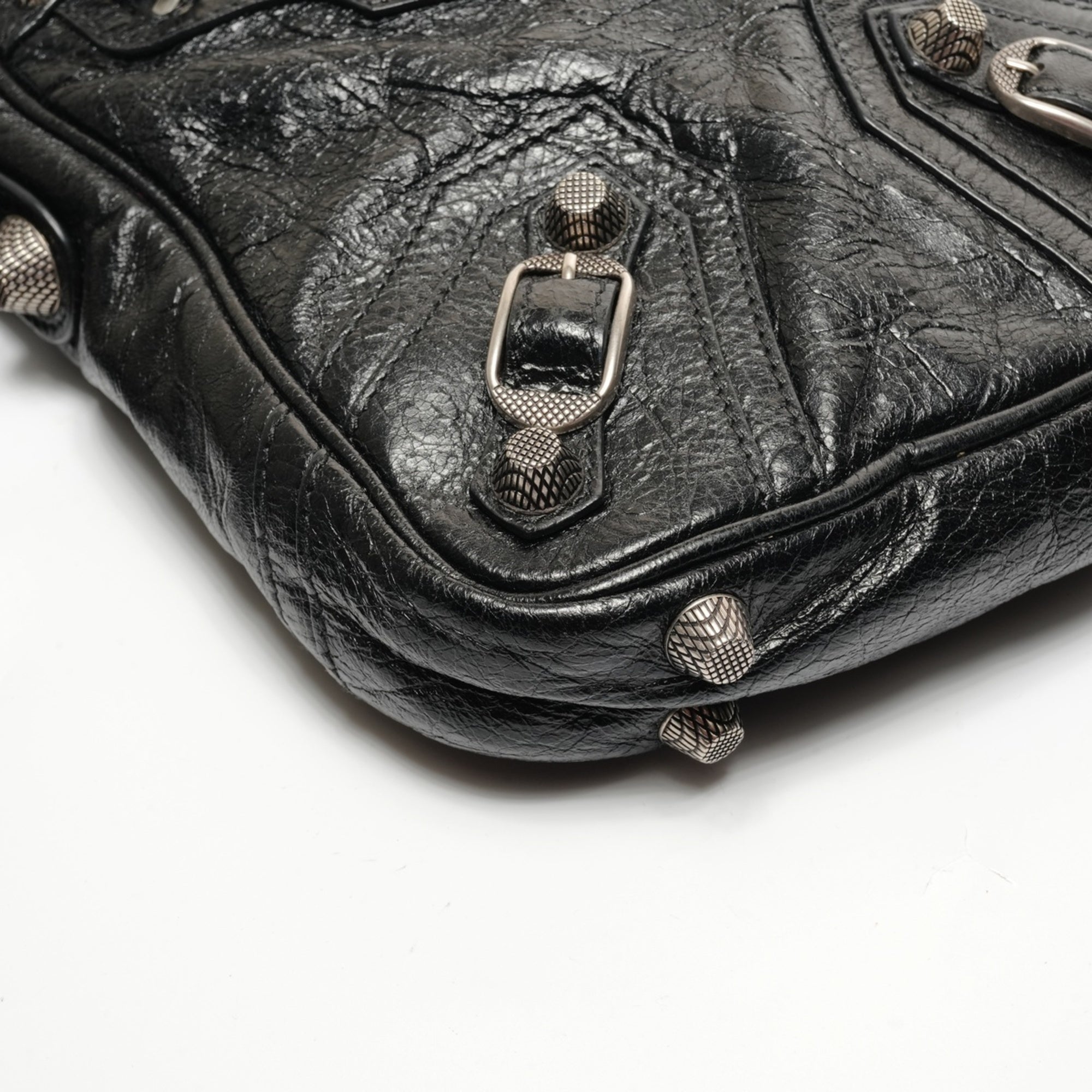 Balenciaga Black Leather Shoulder