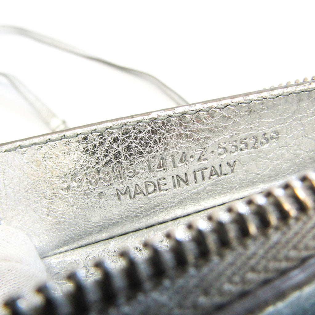 Balenciaga Silver Leather Shoulder