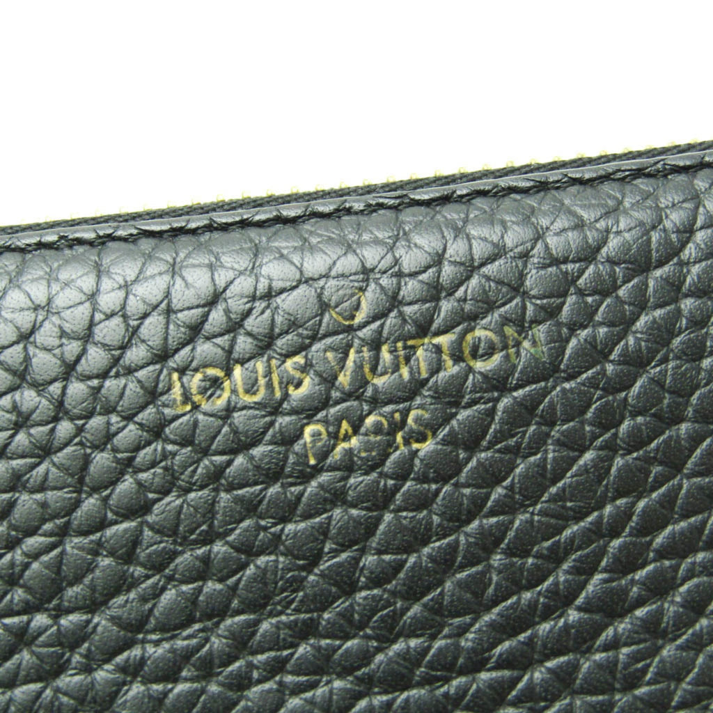 Louis Vuitton Taurillon Noir Leather Long Wallet