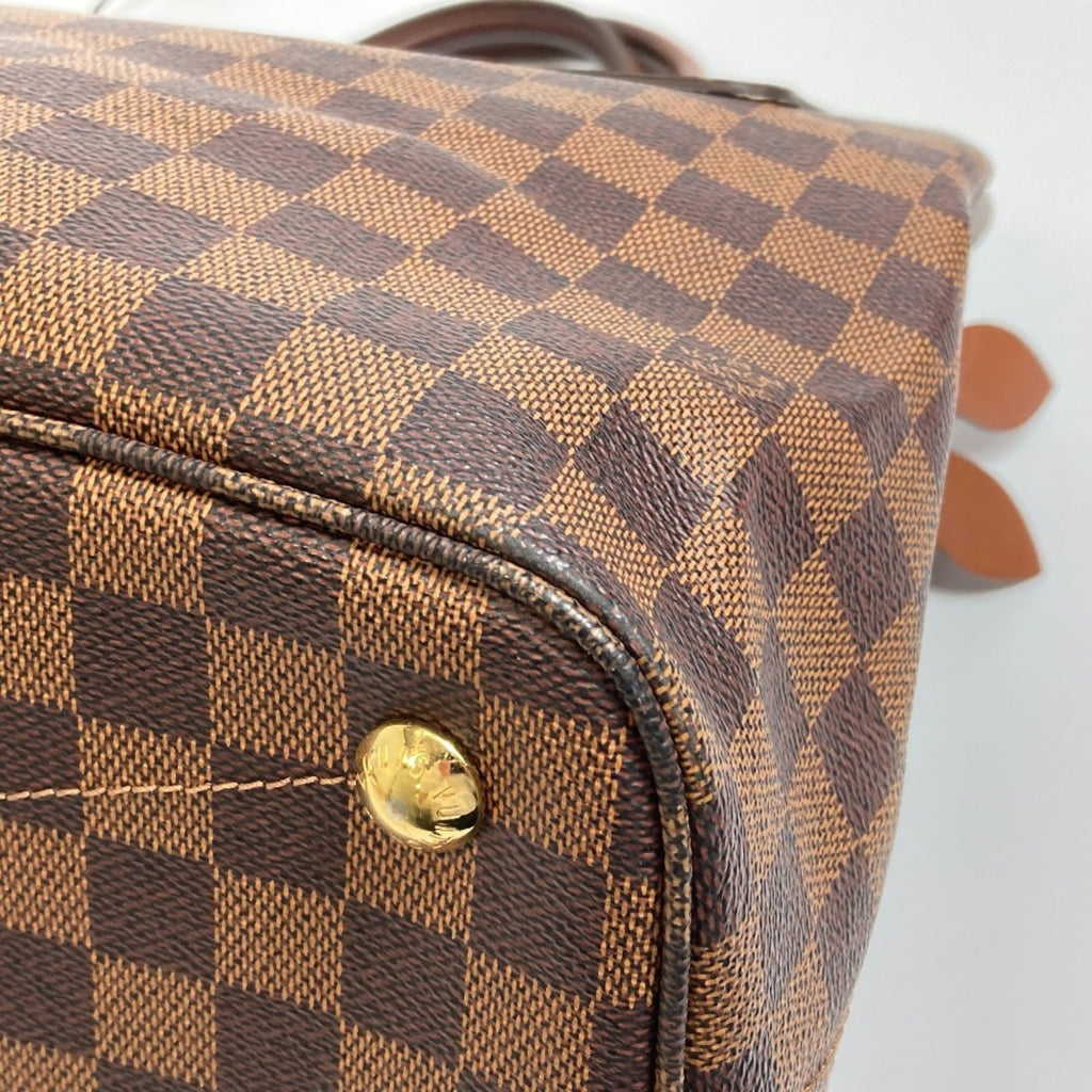 Louis Vuitton Brown Damier Canvas Handbag Tote Bag
