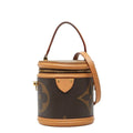 Louis Vuitton Brown Pvc Leather Shoulder Bag Vanity Bag