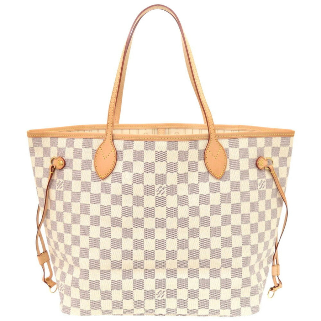 Louis Vuitton White Damier Azur Tote Bag