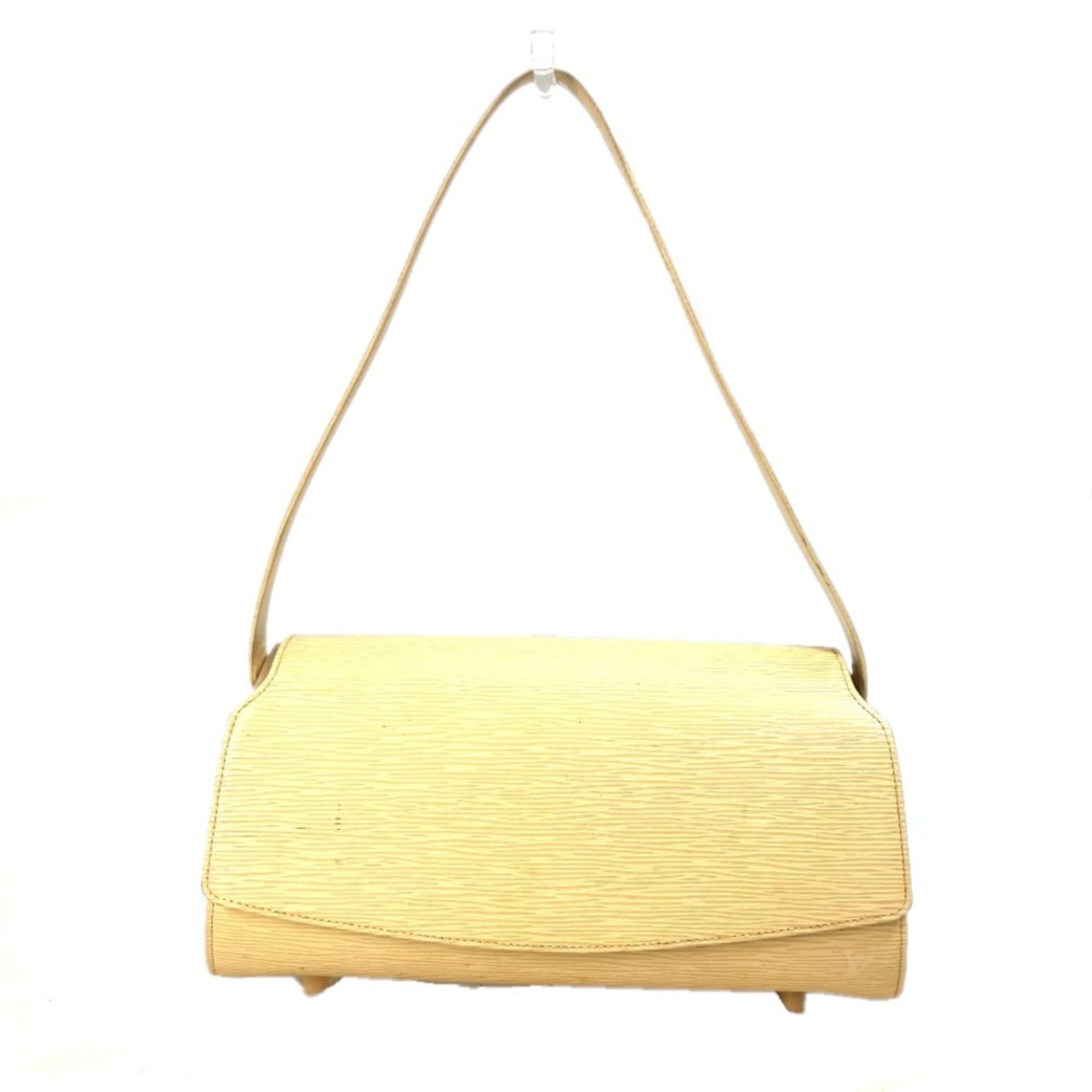 Louis Vuitton Epi Vanilla Yellow Epi Leather Shoulder Bag
