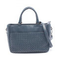 Bottega Veneta Navy Leather Handbag