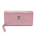 Louis Vuitton Metallic Pink Leather Long Wallet