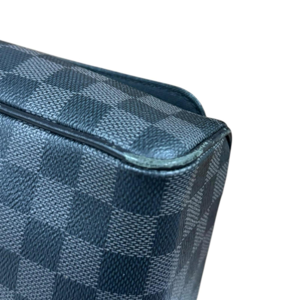 Louis Vuitton Black Gray Or Damier Graphite Shoulder Bag