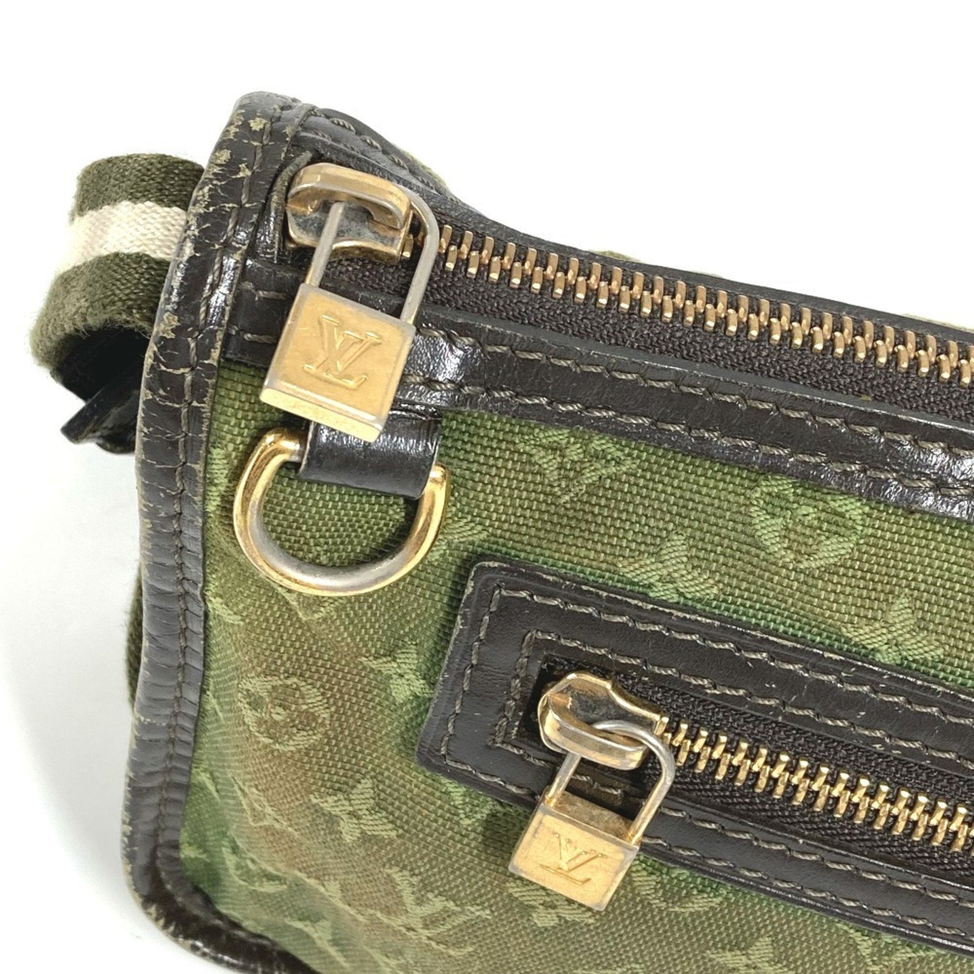 Louis Vuitton Galle Khaki Monogram Monogram Mini Handbag Shoulder Bag