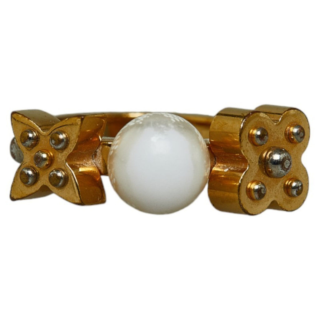 Louis Vuitton Gold Gold Plating Band Ring