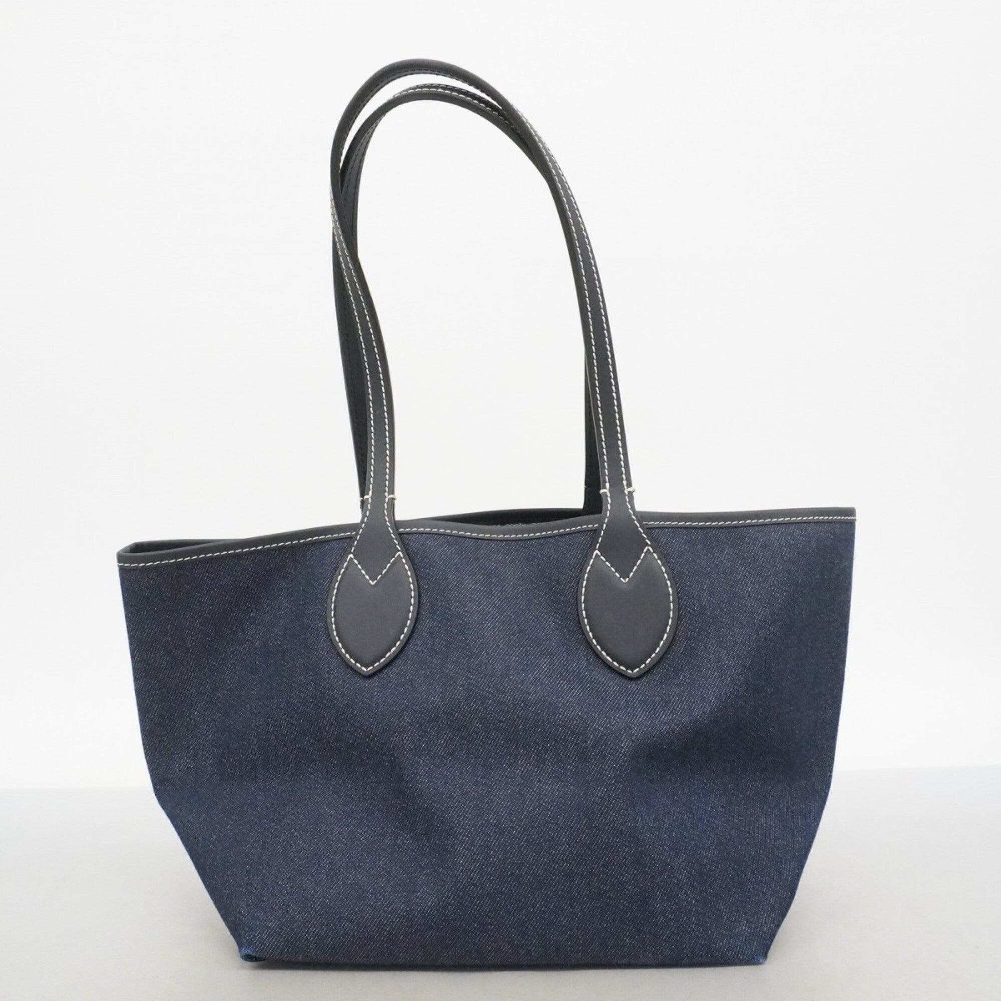 Gucci Navy Denim Tote Bag (Pre-Owned)