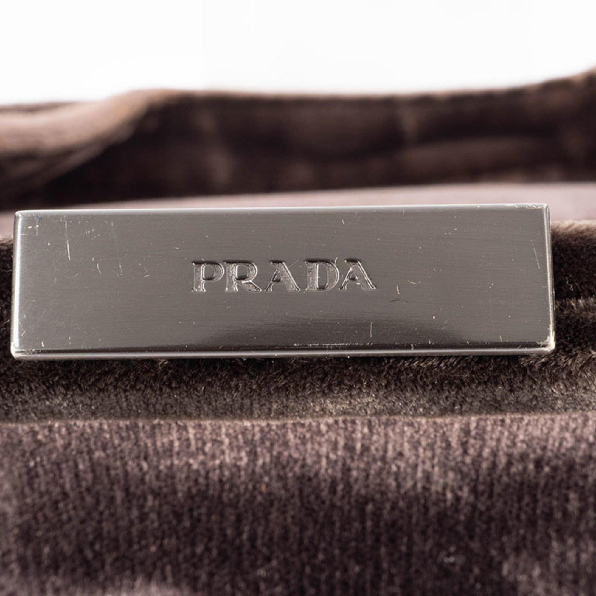 Prada Dark Brown Leather Handbag