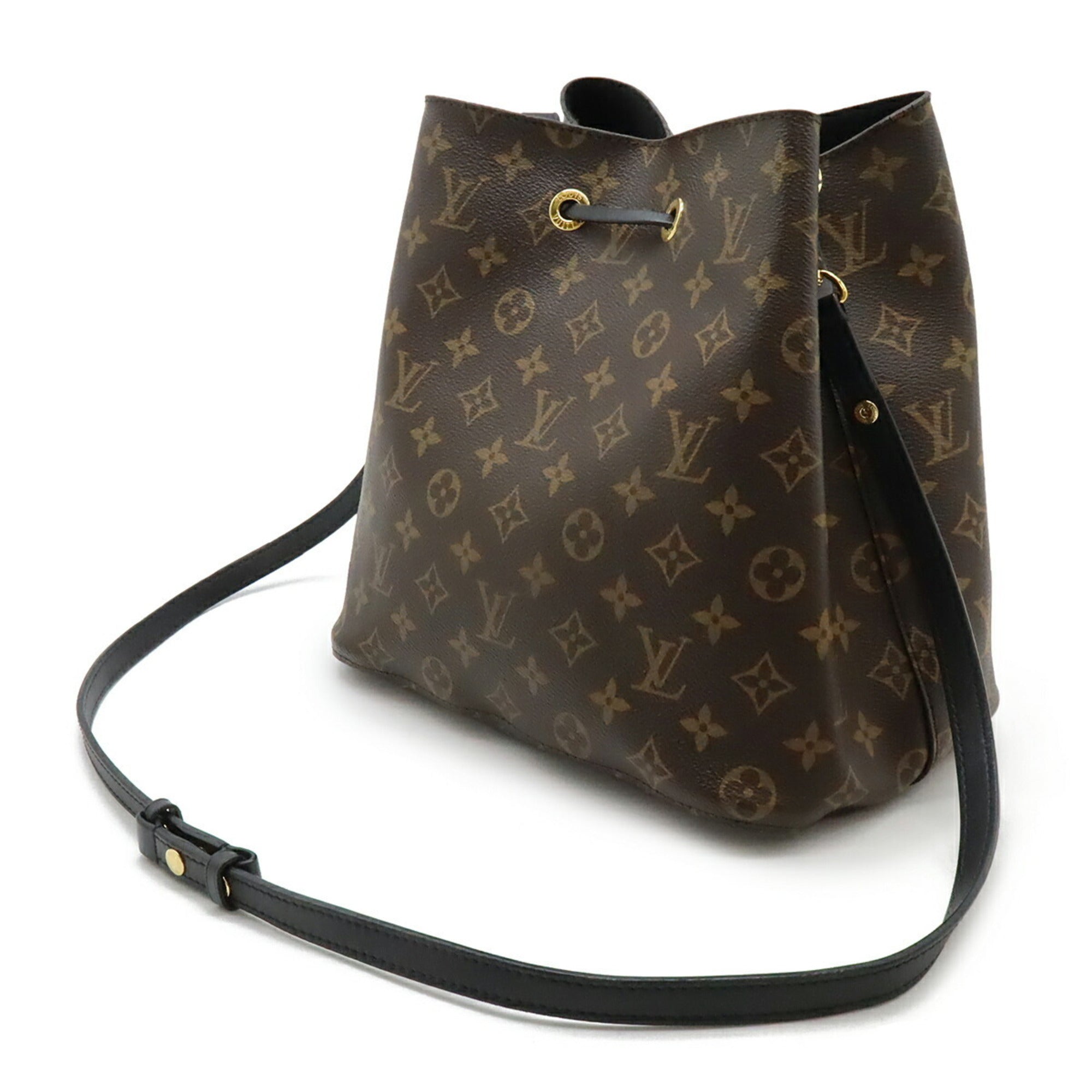 Louis Vuitton Brown Canvas Shoulder Bag