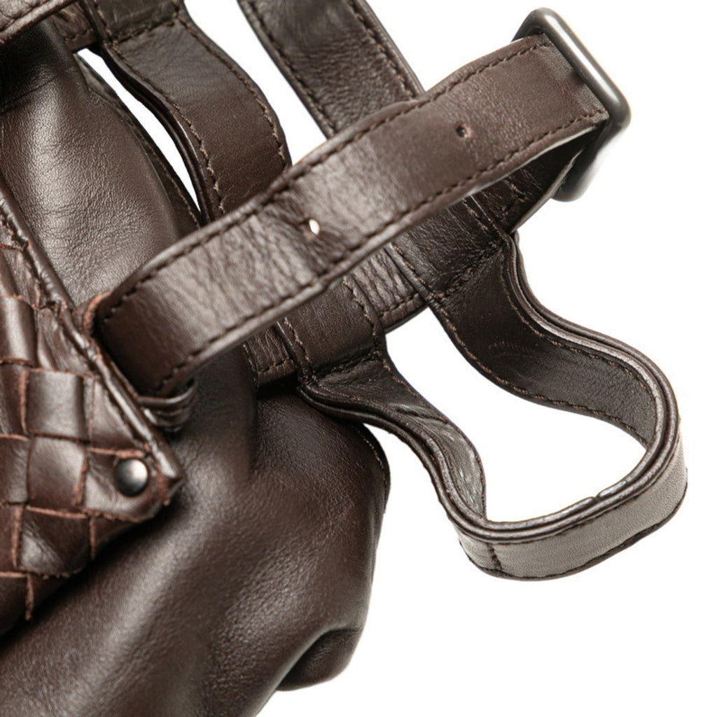 Bottega Veneta Intrecciato Brown Leather Fanny Pack