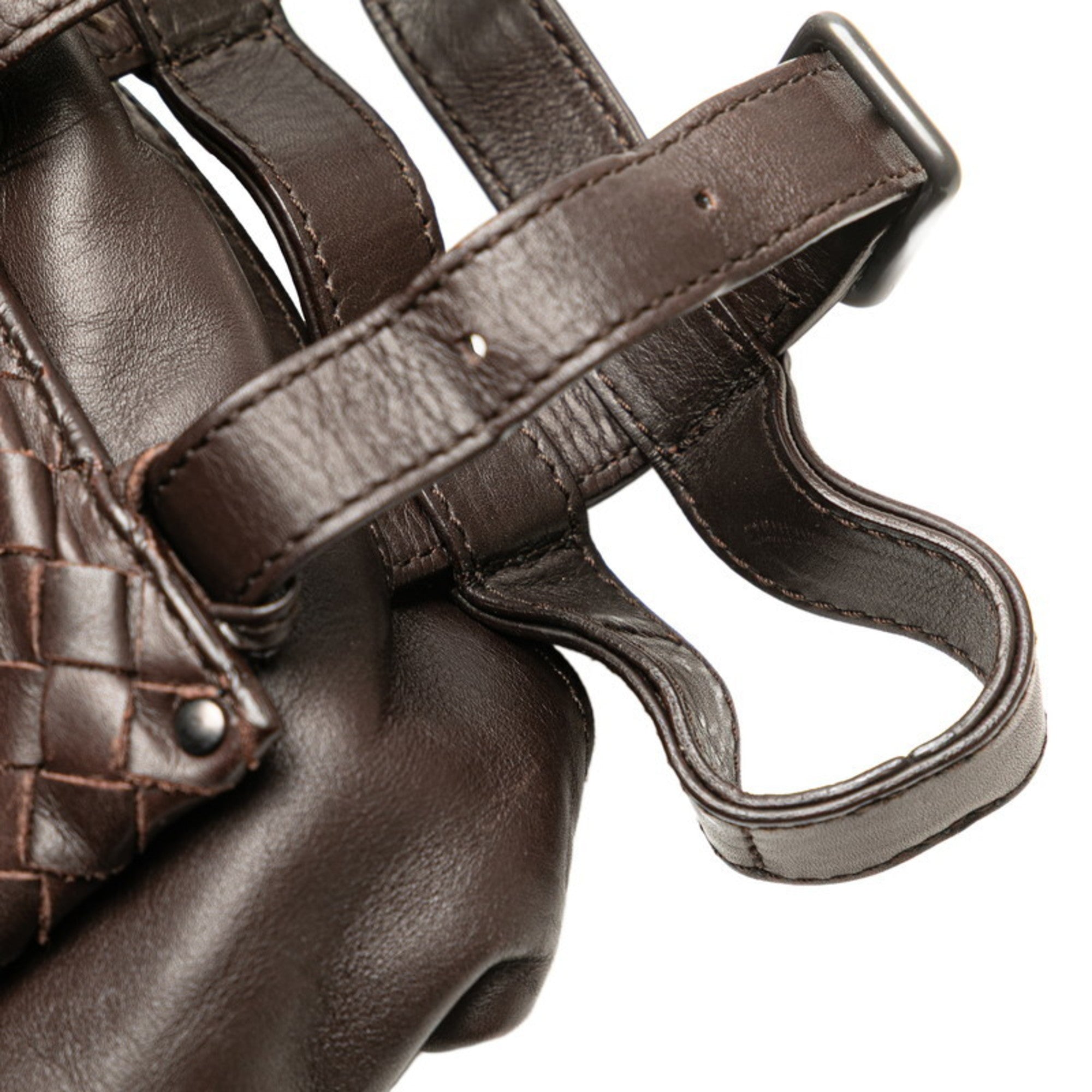 Bottega Veneta Intrecciato Brown Leather Fanny Pack