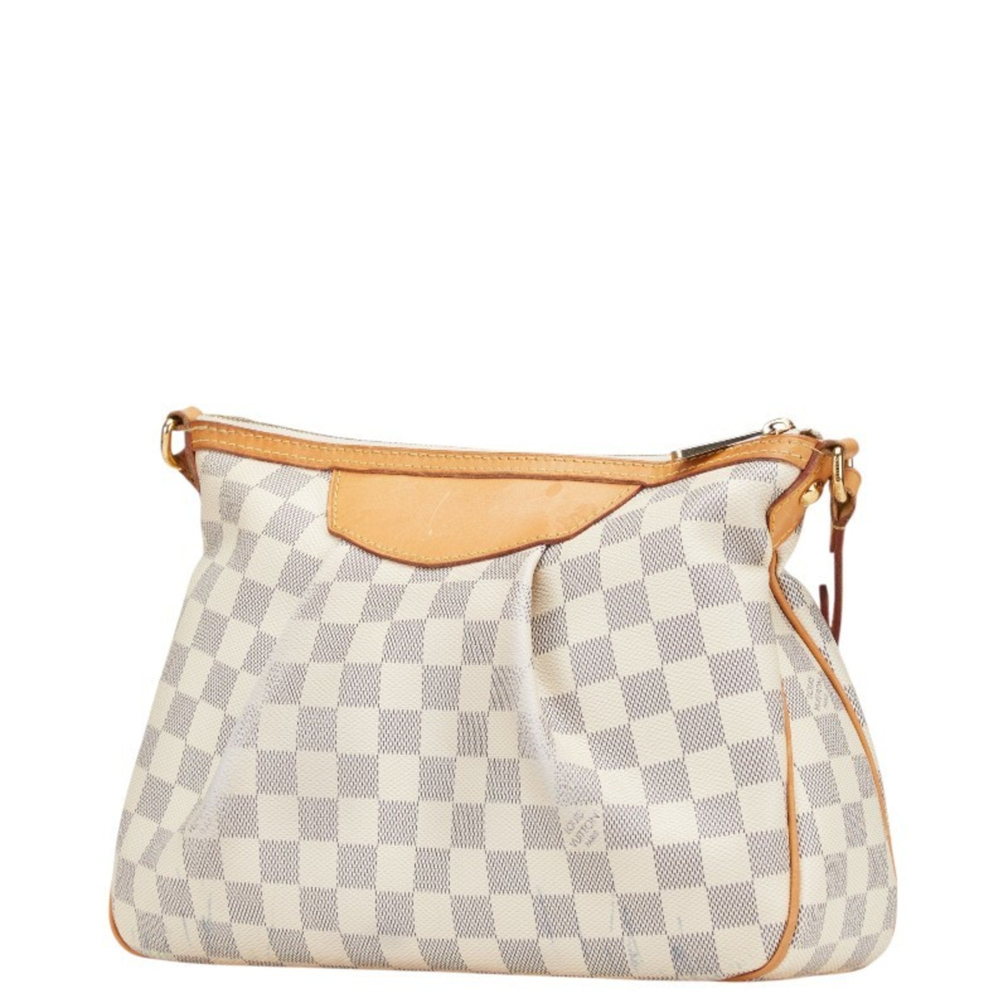 Louis Vuitton White Pvc Leather Shoulder Bag
