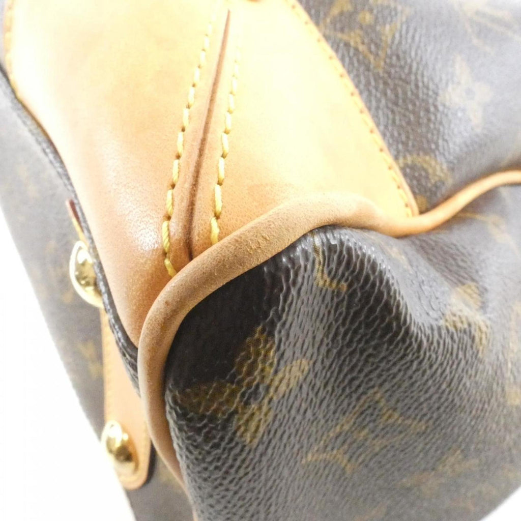 Louis Vuitton Marron Coated Canvas Handbag