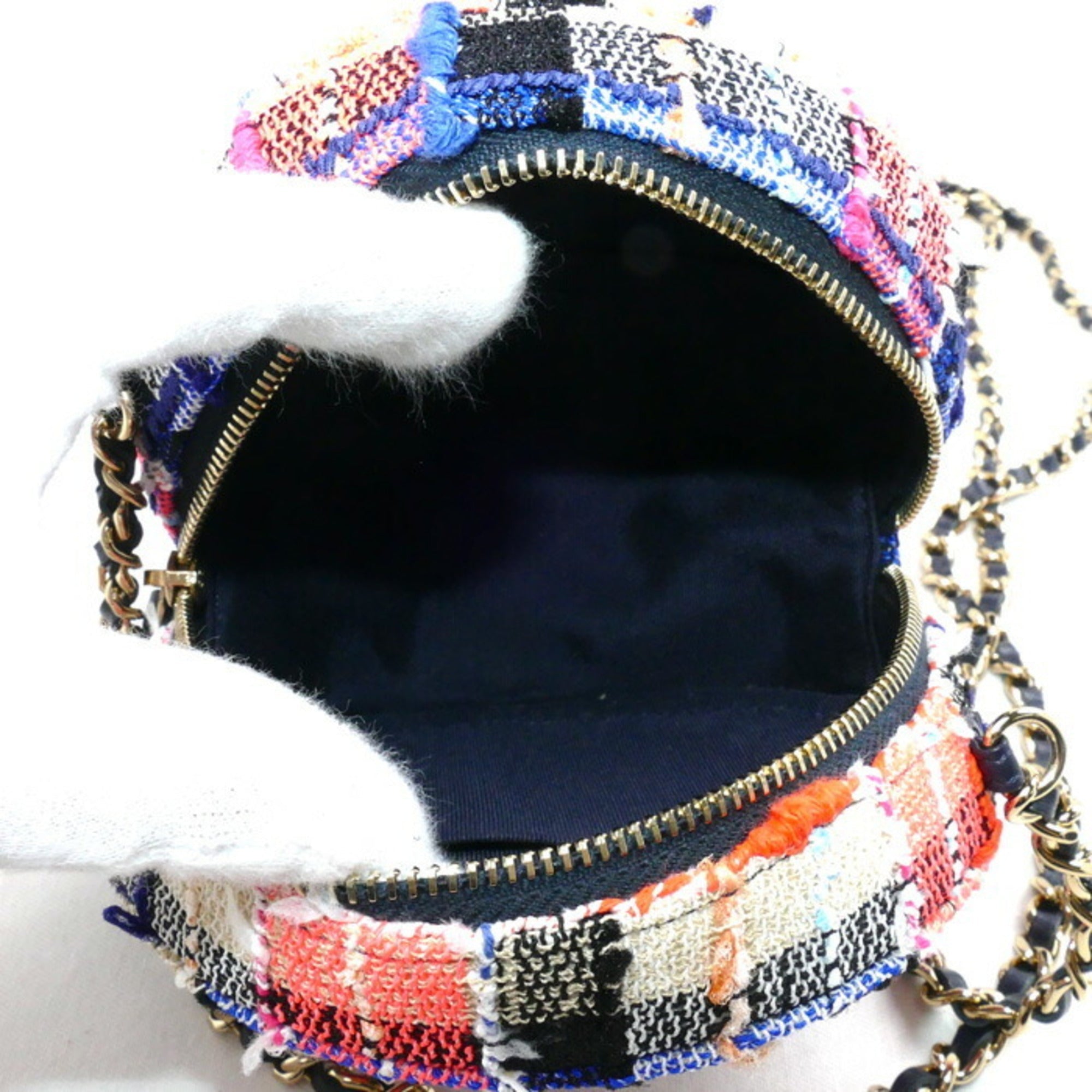 Chanel Multi-Color Tweed Shoulder Bag
