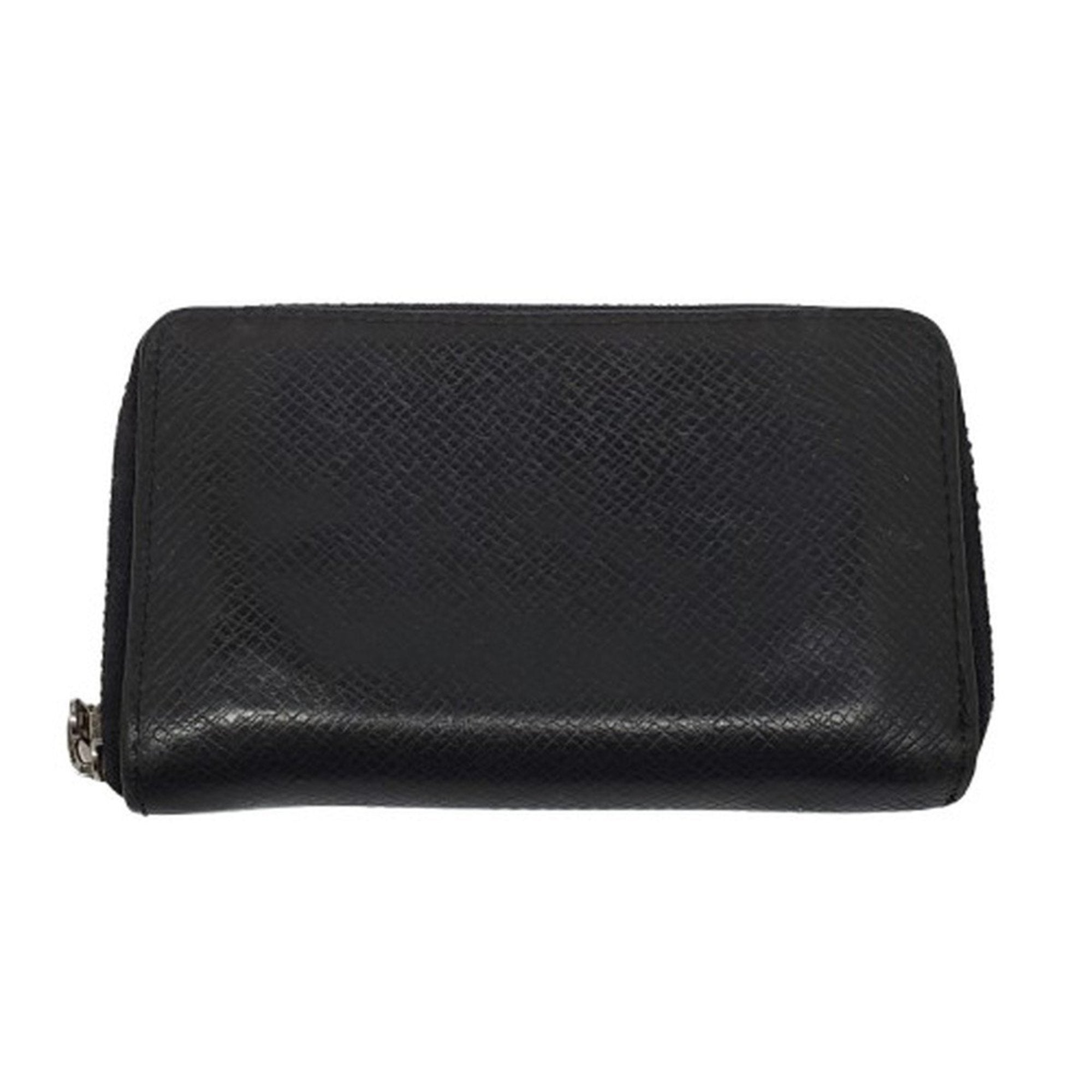 Louis Vuitton Taiga Black Taiga Leather Coin Purse/Coin Case