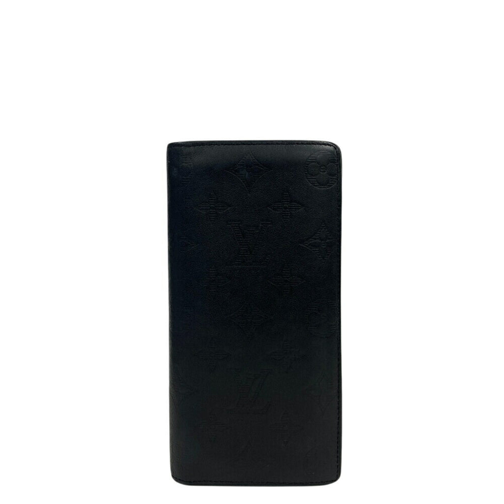 Louis Vuitton Black Monogram Shadow Long Wallet