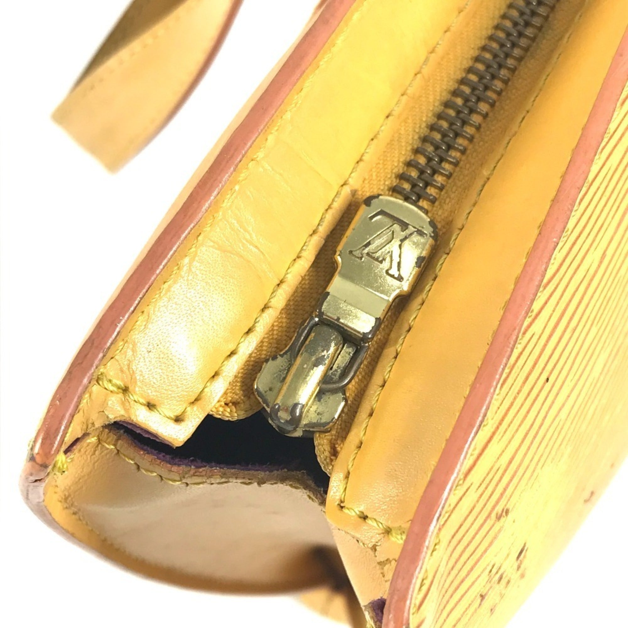 Louis Vuitton Yellow Epi Leather Handbag Tote Bag