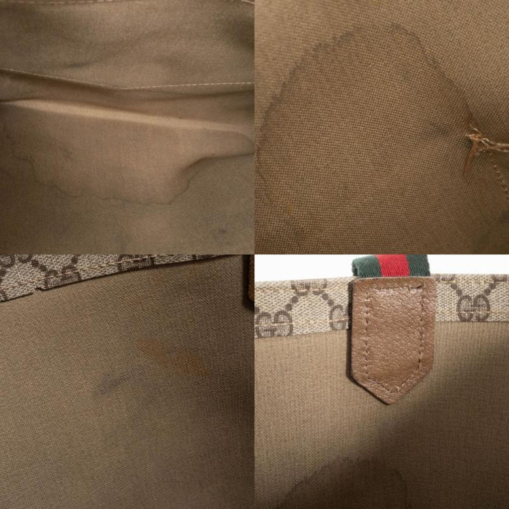 Gucci Brown Leather Tote Bag (Pre-Owned)