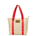 Louis Vuitton Antigua Beige Red Color Canvas Shoulder Bag Tote Bag
